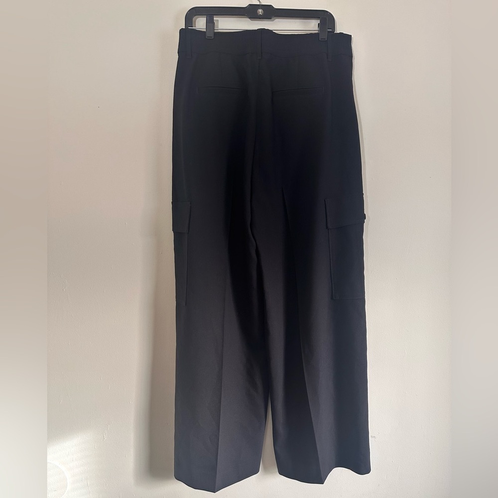 Chico’s Cargo Wideleg Pants Black size 12 - Picture 4 of 12